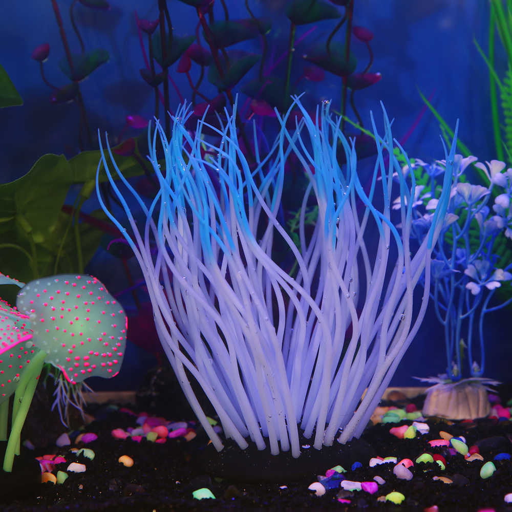 Silicone Aquarium Fish Tank Artificial  Plant Underwater plant 