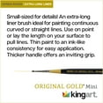 thumbnail image 2 of Original Gold&reg; 9055M Extra Long Liner Mini Detail Brush, 2 of 4