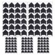 thumbnail image 1 of unbranded 120Ud Esquinas Adhesivas Para Fotos Color Negro Para Álbum Vintage Y Scrapbooking, 1 of 8