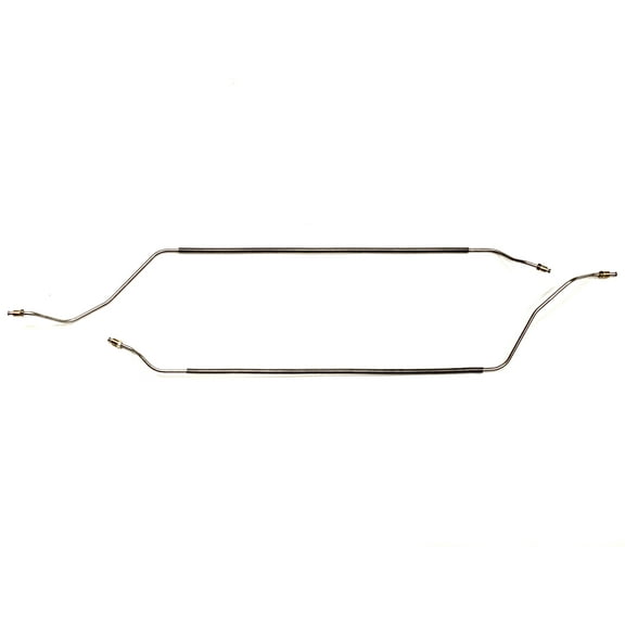 Rear Axle Brake Lines - Fits 64-67 Chevelle/Malibu/El Camino - Galfan Coated Steel - The Stop Shop