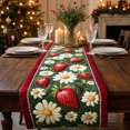 thumbnail image 7 of 2026 Christmas Home Party Decoration Quilted Table Runner Strawberry And Daisys Designs Farmhouses Rustics Home Decor For Dining Table Kitchen Christmas Christmas Celebration Party Supplies, 7 of 7