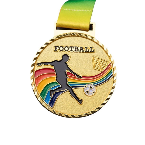 Medallas de juego de fútbol Medalla conmemorativa del premio al ganador del deporte de fútbol (dorado) Ehuebsd Para Estrenar