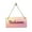 Peach Blush, variant on Bedroom (Flower Ornament) 5x10 Hanging Plus Wall or Door Sign | Rustic Twine | Range of Vibrant Decor Styles | Room Signs For Home and Business