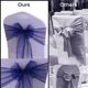 thumbnail image 4 of 20 piezas de lazos de organza para decoración de sillas, lazos para bodas, recepciones, eventos, banquetes, 4 of 5