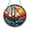 Acrylic 3.5 Inch, variant on Sailing Ship Stained Glass Wall Art – Round Ocean Boat Window Hanging Decor