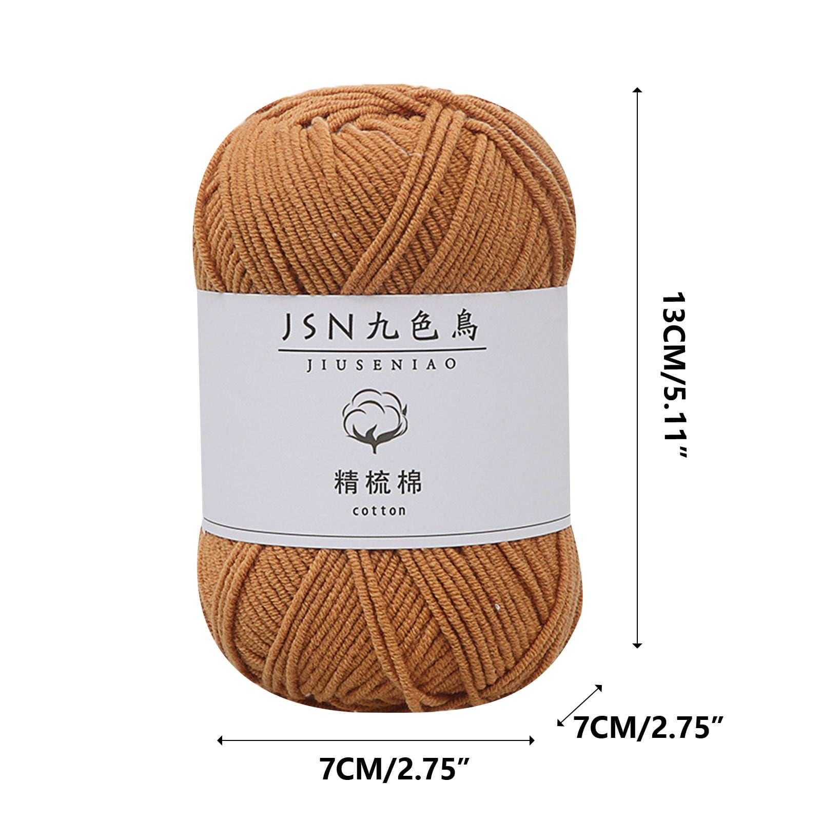 Fuebueo Colourful Crochet Yarn,Threadart 100% Pure Cotton Crochet Thread Super Soft Milk Cotton Yarns for Beginner Professional, Ideal Gift