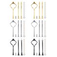 thumbnail image 1 of Juego de herrajes con bandejas escalonadas para soporte de tartas, forma de corona, 3 niveles, 1 of 6