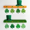 thumbnail image 6 of St Patricks Day Decorations Hanging Shamrock Ornaments for Tree Home Office Party Wall Decor, 6 of 6
