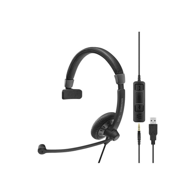 EPOS SC 45 USB MS - Culture Plus Mobile - Casque - sur-Oreille - Filaire - Noir