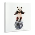 thumbnail image 3 of Stupell Industries Panda Balancing on Disco Ball Animals Painting Unframed Art Print Wall Art, 12 x 12, 3 of 7