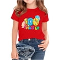 thumbnail image 1 of Blusas y camisas de manga corta con cuello redondo, moda de verano y primavera, para niños, cuello redondo, manga corta, temporada escolar, camiseta estampada, blusa de poliéster para niños, 1 of 5
