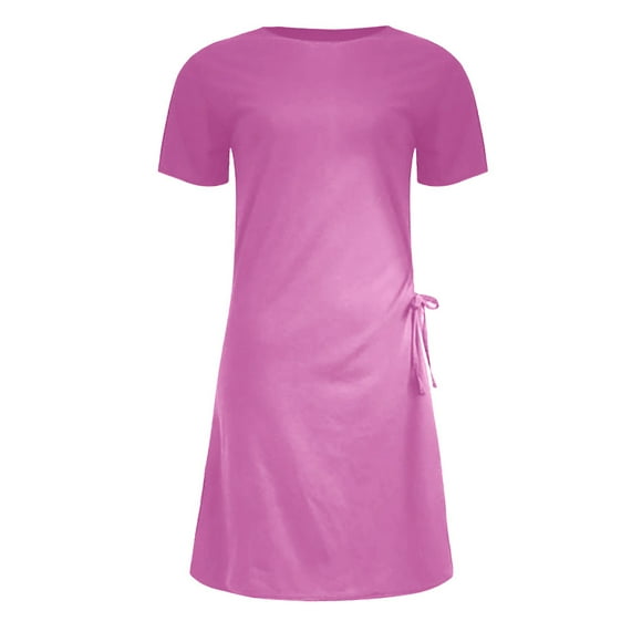 Gspmoly Plus Size Dresses for Curvy Women, Fashion Women'S Sexy Slim Dress Casual Dress Pleated Design Formal Dresses for Women up to 70% Off
