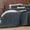 Ombre Blue, variant on PHF Fluffy Sherpa Fleece Twin Comforter Set, 2 Pieces Warm Fuzzy Soft Bedding for Winter, 3D Tufted Flannel Plush Shaggy Bed Set, 1 Comforter (68"x90") and 1 Pillowcase (20"x26"), Grey