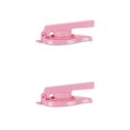 thumbnail image 4 of Cateissary Mini máquina para hacer pasteles Manual de plástico para bolas de hervida reutilizable con mango, prensador de pequeño, Rosado 2piezas, 4 of 6
