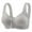 Dark Gray, variant on fatyb Womens Front Closure Bras No Underwire Everyday Bras for Women Full Coverage Comfort T Shirt Bras