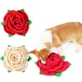 thumbnail image 1 of Dog Snuffle Mat Flower Soft Puppy Puzzle Toy Interactive Feed Game for Training, 1 of 10