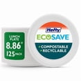 thumbnail image 3 of Hefty EcoSave® Luncheon Paper Plates Compostable Disposable Plates, 125 Plates, 3 of 5