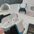 thumbnail image 4 of Étui Compatible AirPods PRO, Coque de Protection en Silicone Antichoc et Résistante aux Chutes, Design 3D Mignon et Cool, Pendentif Porte-Clés, Accessoires de Peau, Convient aux Filles, Garçons et Adolescents. (Poignée PRO), 4 of 6