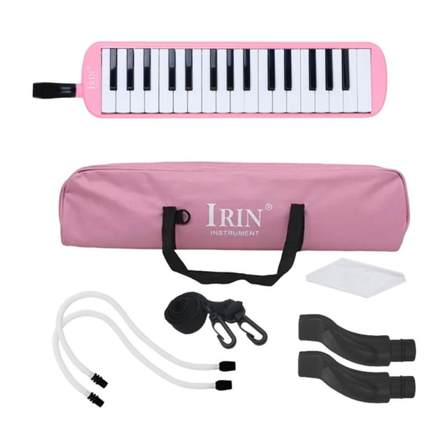 HILABEE 32 Keys Harmonica for Kids Easy Playing Musical Instrument for Beginner Gift pink
