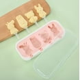 thumbnail image 1 of Molde de silicona for helado, fabricante de paletas DIY for uso doméstico, patrones de dibujos animados y animales, 9,84x3,94x1,18 pulgadas, 1 of 5
