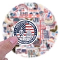 thumbnail image 2 of 4th of July DIY Sticker Pack, Independence Day Waterproof Decals for Phone Laptop Water Bottle, 250th Anniversary Patriotic USA Flag Stickers, Fourth of July Accessories, 2 of 7