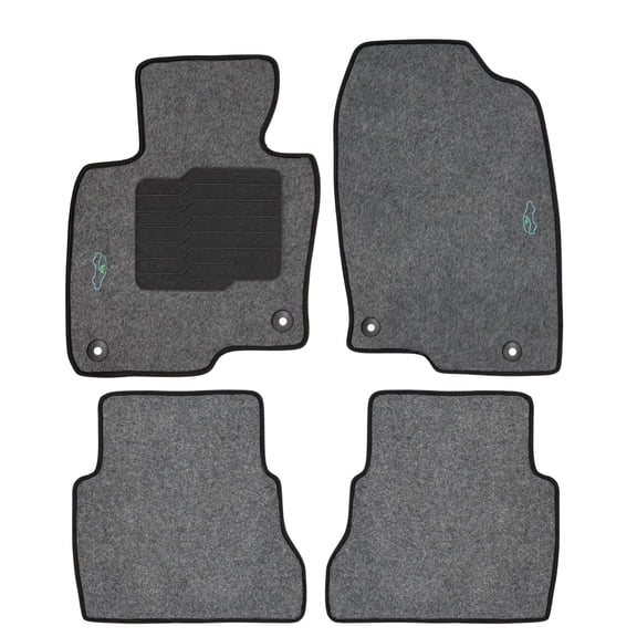Carpet Floor Mats for 2017 to 2025 Mazda CX-5 - Front and Rear - Gray
