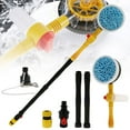thumbnail image 2 of Car Wash Brush Multifunctional Car Auto Rotating Foam Cleaning Kit with 360° Spin Head Portable Chenille Car Scrub Brush High Pressure Cleaning Tool for Home Car, 2 of 8