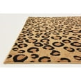 thumbnail image 4 of Unique Loom Wildlife Leopard Design Rug 6' x 6' Square Light Brown/Black, 4 of 5