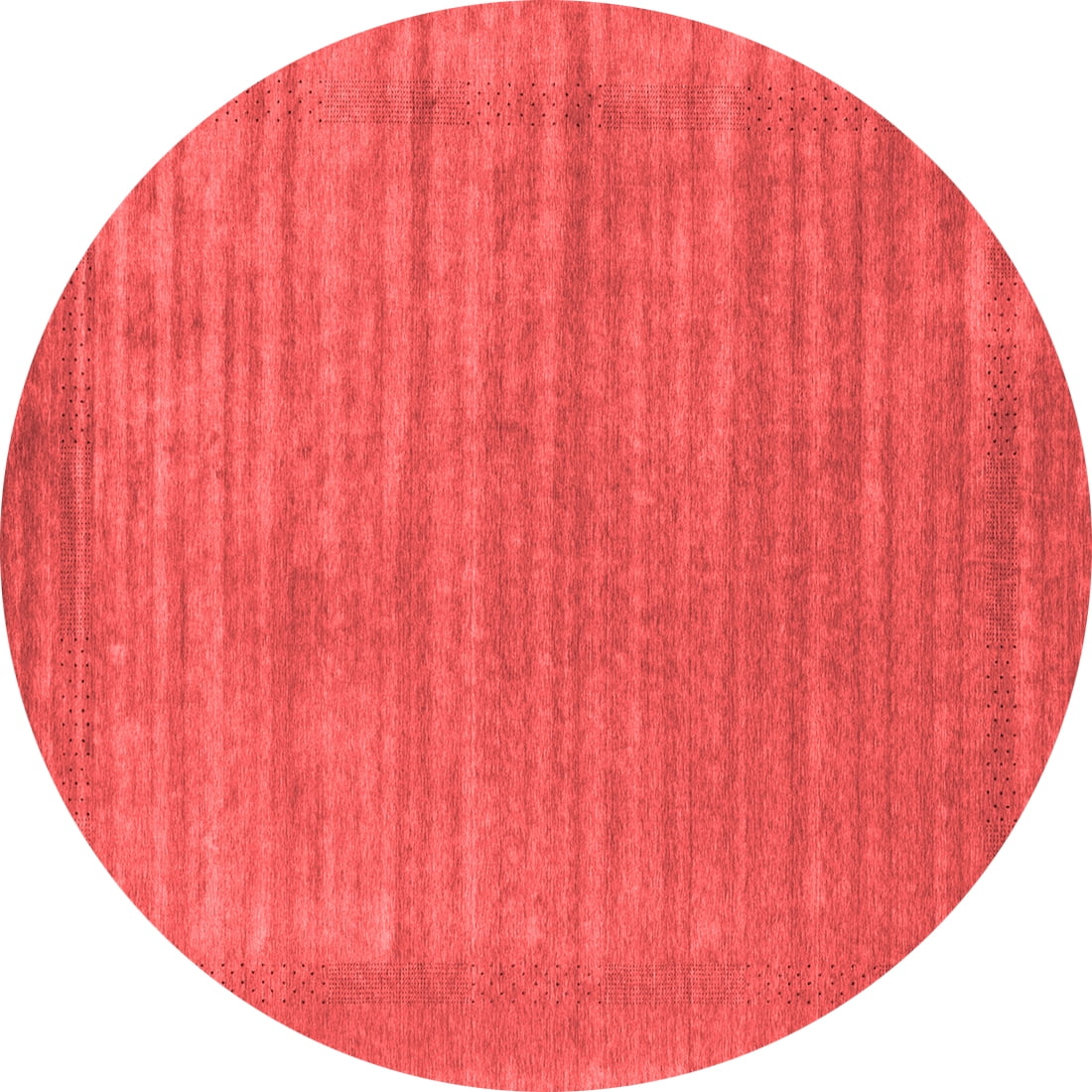 Ahgly Company Indoor Round Abstract Red Contemporary Area Rugs, 5 ...