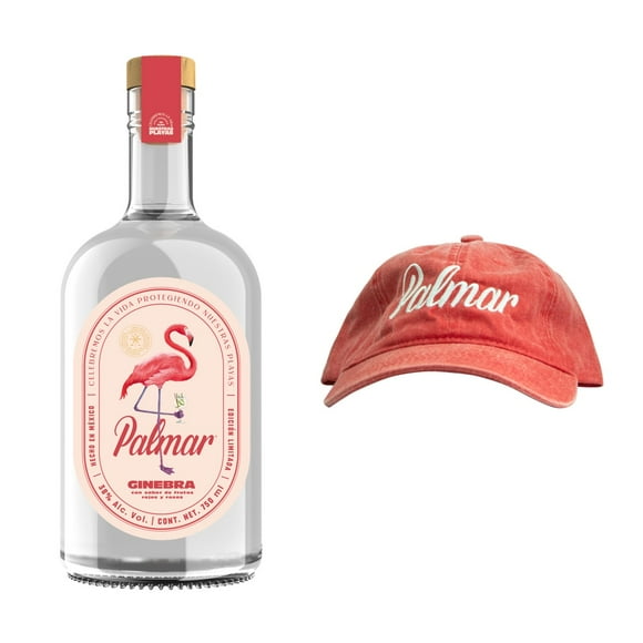 Ginebra Palmar 750ml + 1 Gorra Palmar Roja