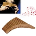thumbnail image 1 of Pan Flute, G Key 15 Pipes Woodwind Instrument Bamboo Exquisite Workmanship  for Beginner for Concert Left Hand, 1 of 8