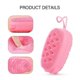 thumbnail image 3 of 4pcs Exfoliating Silicone Body Sponges, Double-Sided Bath or Shower Body Brush, Silicon Loofah/Built-in Sponge, 3 of 5