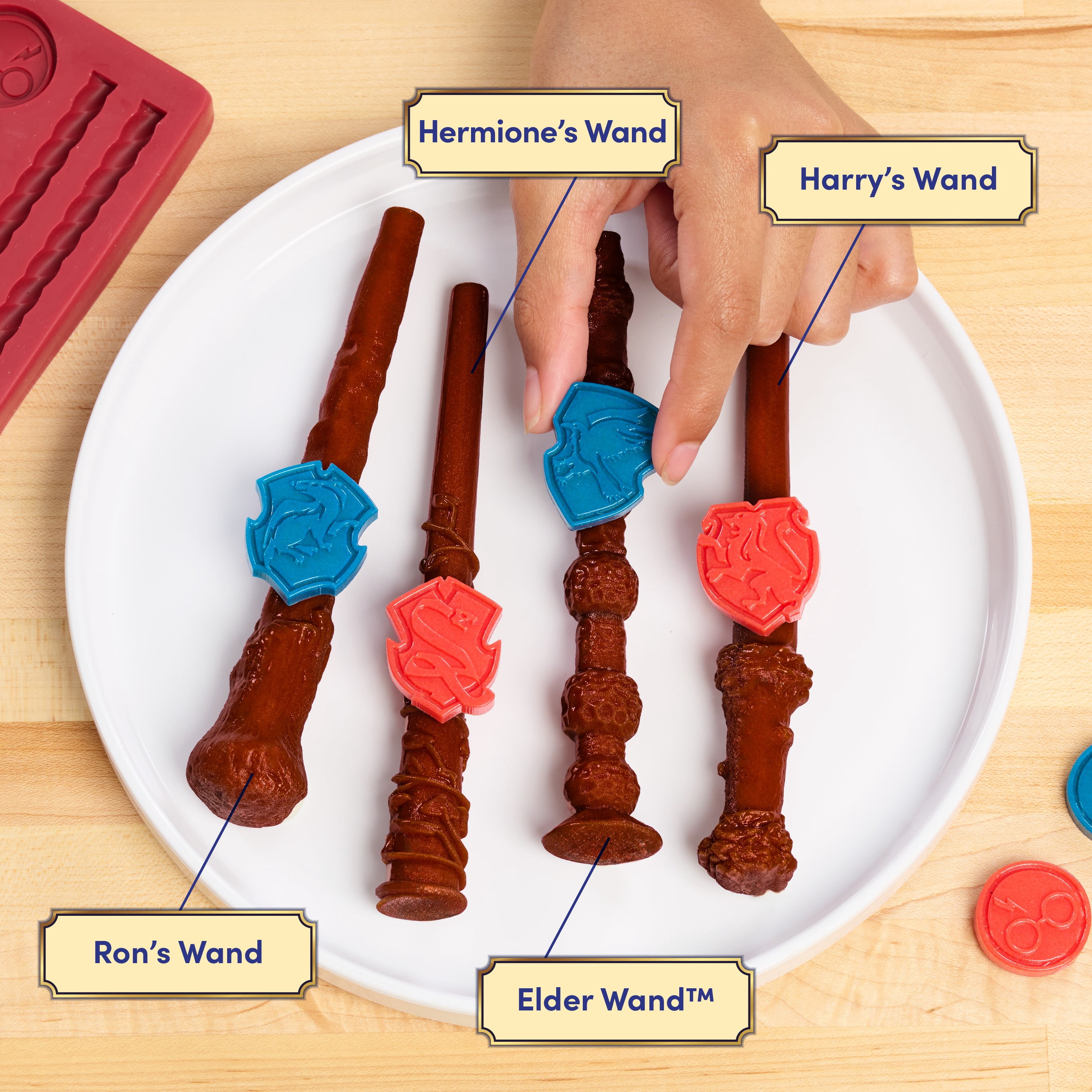 Harry Potter Chocolate Wand Maker, Create Chocolate Wands with Molds and Materials, Candy-Making Activity Set, Ages 8+