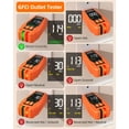 thumbnail image 2 of Buscador de disyuntores y comprobador de enchufes GFCI Focemta 90-135 V, 2 of 7
