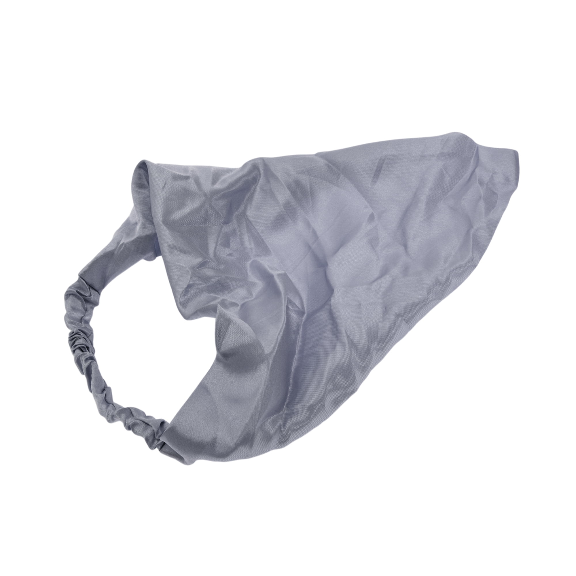 Unique Bargains 1pc Fashion Satin Headwrap for Everyday Use Dark Gray