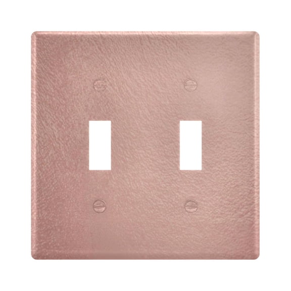 Light Switch Cover Rose Gold Cement Texture Plates Faceplate Decorative Switch Plate for Bedroom Home Decor