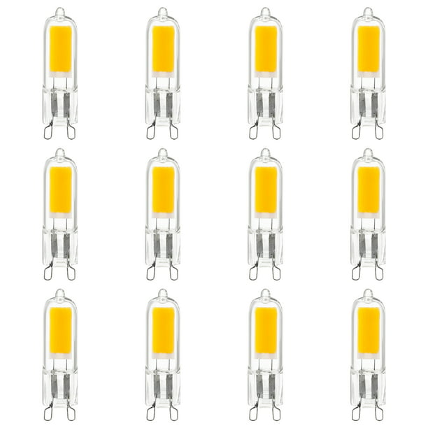 Diverse At dræbe Dalset 12-Pack Sunlite LED G9 Base Bulbs, 2W (25W Equal), 200 Lumen, 5000K Super  White - Walmart.com
