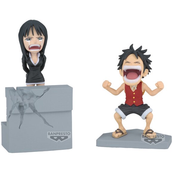 Banpresto - One Piece - World Collectable Figure Log Stories - Monkey D. Luffy & Nico Robin