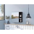 thumbnail image 2 of TUHOME Oman Medicine Cabinet - Color Black - Material Engineered Wood, 2 of 9
