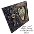 thumbnail image 3 of Urbalabs Cowboy Antique Heart & Cross Western Decor Picture Frame 4 x 6 Country Gifts Farmhouse Picture Frames Photo Frame Wall Hanging or Standing 4x6 Elaborate Picture Frame Picture Box, 3 of 7