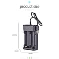 thumbnail image 4 of ddioayh Clearance Two Slots Universal Battery Charger for Rechargeable Batteries 18650 26650, 4 of 6