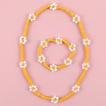 thumbnail image 3 of Bangcool Perle Collier Fleur Mignon Élastique Bohemia Collier Plage Collier avec Bracelet, 3 of 8