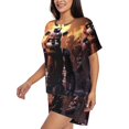 thumbnail image 2 of Lsque Five Nights At Freddy'S Women's Short-Sleeved Pajama Set - 2 Piece Soft and Lightweight Sleepwear Set-Small, 2 of 9