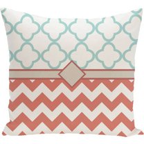Simply Daisy 16" x 16" Express Line Geometric Print Outdoor Pillow