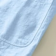 thumbnail image 5 of Men's Casual Fashion Jacket, Solid Color Long Sleeve Design with Pockets for Everyday Wear and Urban Style,Light Blue,L, 5 of 6