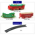 thumbnail image 3 of CNKOO Christmas Toy Train Electric Rail Car Lights Children Car Gift, 3 of 6