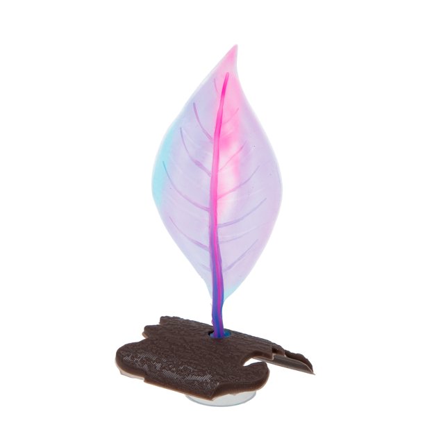 FUTUREORYY Accesorio Hoja Betta Rosa Para Acuario Con Ventosa Fácil Limpieza Y Realismo Natural