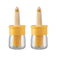 thumbnail image 1 of Oil Bottle Set for Kitchen Use - Oil Brush and Bottle in High-Temperature Silicone Design for Food Prep Pancake Barbecue Baking Oil Dispensing and Storage, 1 of 8
