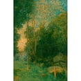 thumbnail image 3 of Weir, J Alden 11x14 Black Modern Framed Museum Art Print Titled - Pan and the Wolf, 3 of 5