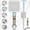 White, variant on Filtered Shower Head with Handheld White - High Pressure 6 Modes, 120 Anti-clog Nozzles, Detachable Showerhead with Hard Water Filters, Extra Long 6ft Hose, Power Wash Mode for Bathroom, Pets